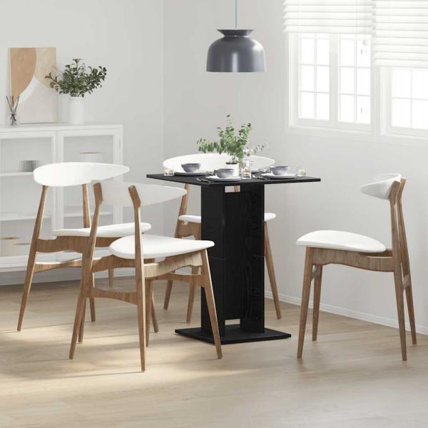 ARDEBO.de - Bistrotisch Schwarze Eiche 60x60x75 cm Holzwerkstoff