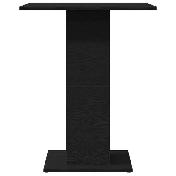 Bistrotisch Schwarze Eiche 60x60x75 cm Holzwerkstoff