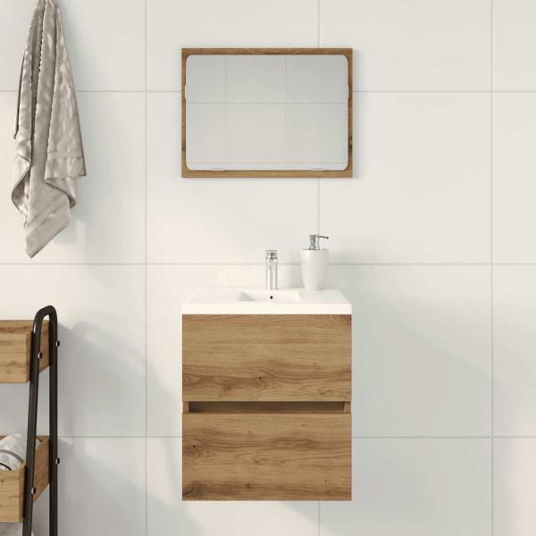Waschbeckenunterschrank Artisan Oak 41x38,5x45 cm Holzwerkstoff