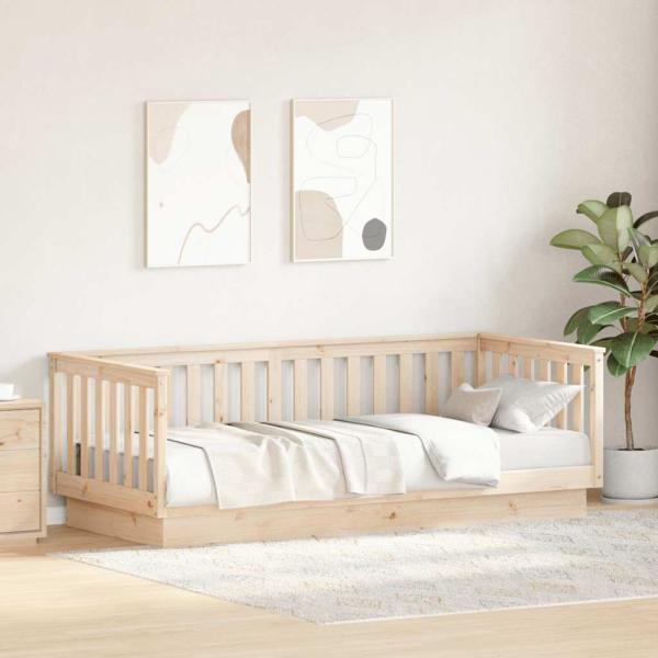 Tagesbett ohne Matratze 90x200 cm Massivholz Kiefer