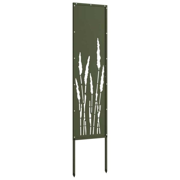 Garten Sichtschutz-Leinwand Olivgrün 32 x 140 cm
