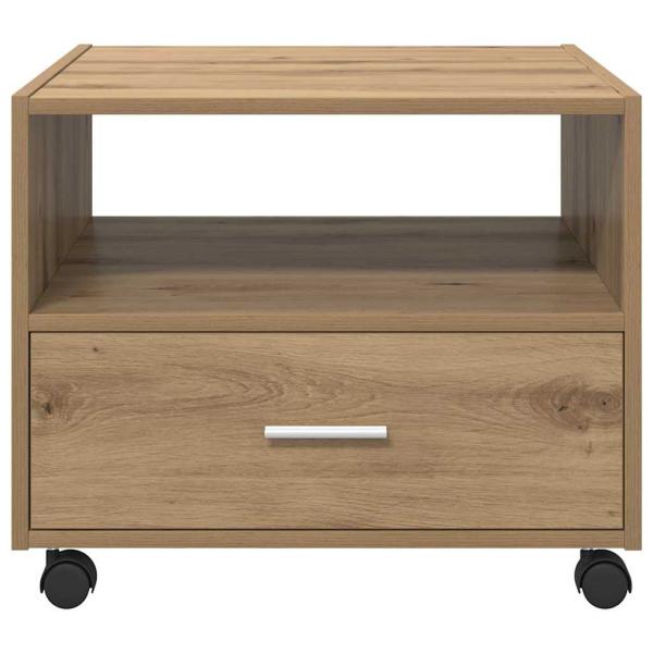 Couchtisch Eiche handwerklich 55 x 55 x 45 cm Holzwerkstoff