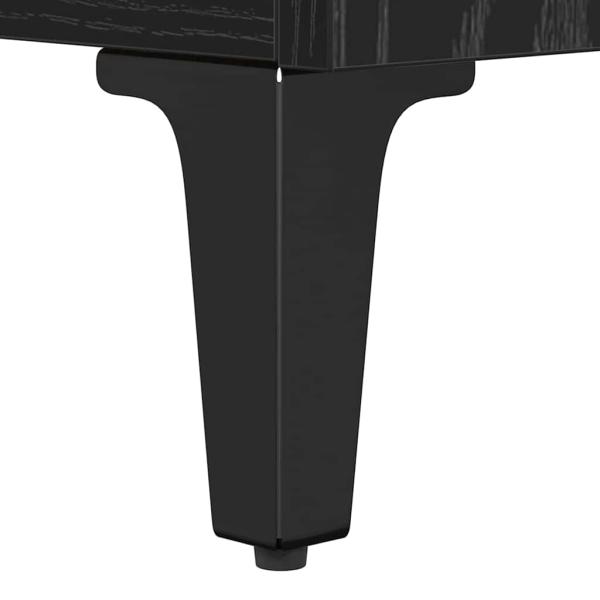 Nachttisch Schwarze Eiche 40 x 40 x 66 cm Holzwerkstoff