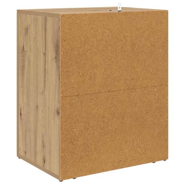 Nachttisch Eiche handwerklich 50 x 36 x 60 cm Holzwerkstoff