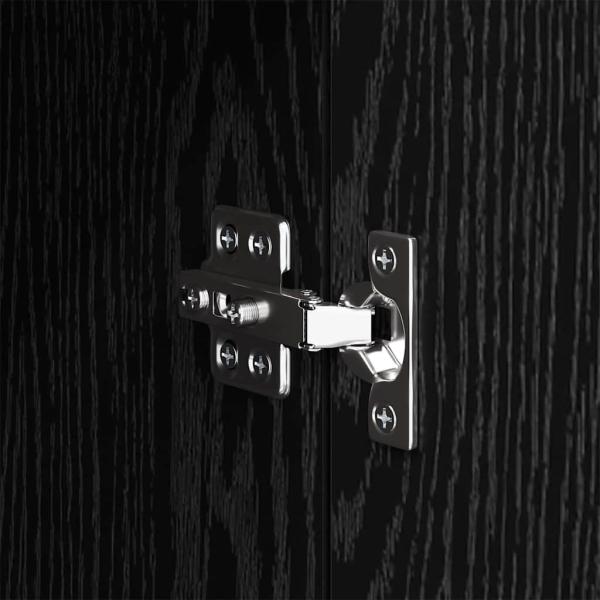 Nachttisch Schwarze Eiche 50 x 36 x 60 cm Holzwerkstoff