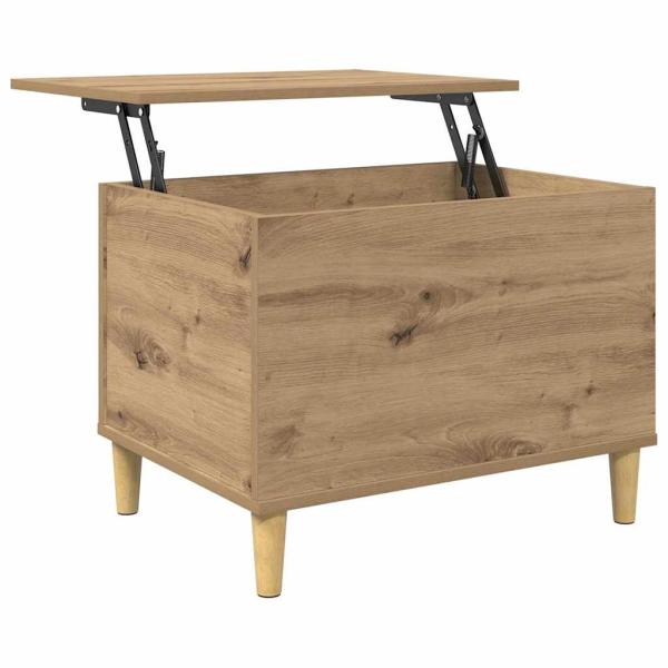 Nachttisch Eiche handwerklich 60 x 44.5 x 45 cm Holzwerkstoff