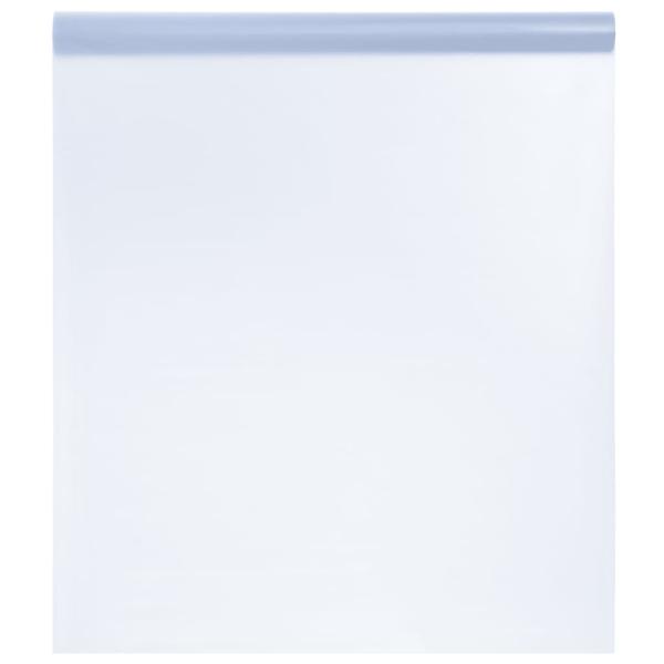ARDEBO.de - Fensterfolie Statisch Matt Grau 90x500 cm PVC