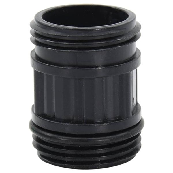 Saugschlauch mit PVC-Anschlüssen Schwarz 1" 7 m PVC