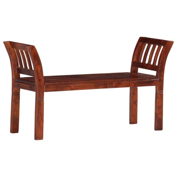 Sitzbank 111 cm Massivholz Akazie