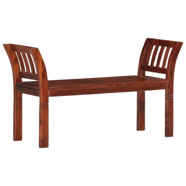 Sitzbank 111 cm Massivholz Akazie
