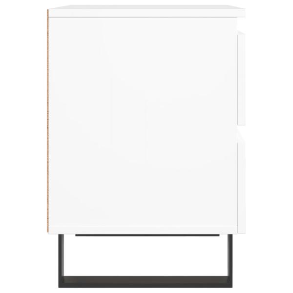 Nachttisch Weiß 40x35x50 cm Holzwerkstoff