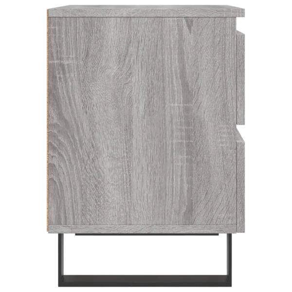 Nachttisch Grau Sonoma 40x35x50 cm Holzwerkstoff
