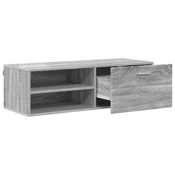TV-Schränk Grau Sonoma 100.5 x 39 x 30 cm Holzwerkstoff