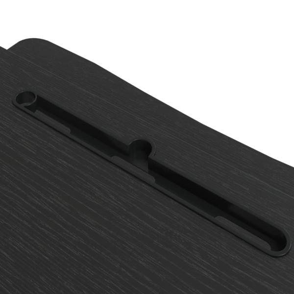 Arbeitsstation Verstellbar 90x40x(13-50) cm Stahl Holzwerkstoff