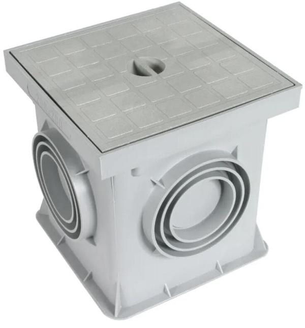 ARDEBO.de Dehn UFTSK 197X197X204 K UF-Trennstellenkasten ohne Trennstelle, 197x197x204mm, grau (549051)