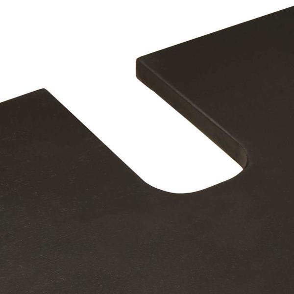 Badezimmermöbel-Sets 4 pcs Schwarz und Gold 38 x 33 x 160 cm
