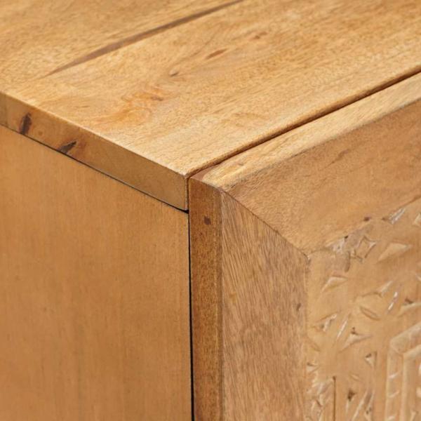 Sideboard 3 pcs Braun 60 x 33 x 75 cm massives Mangoholz