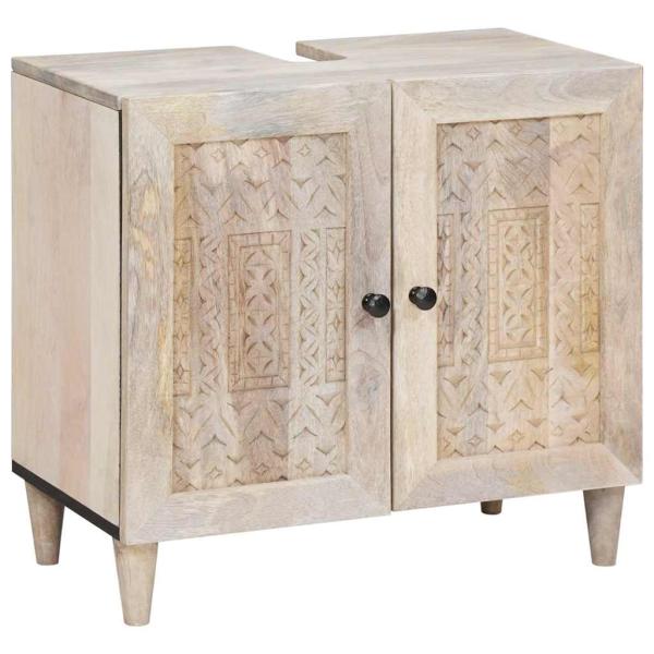 Badezimmermöbel Set mit Schubladen 4 pcs Weiß 38 x 33 x 160 cm