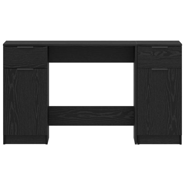 Schreibtisch Schwarze Eiche 133 x 50 x 75 cm Holzwerkstoff