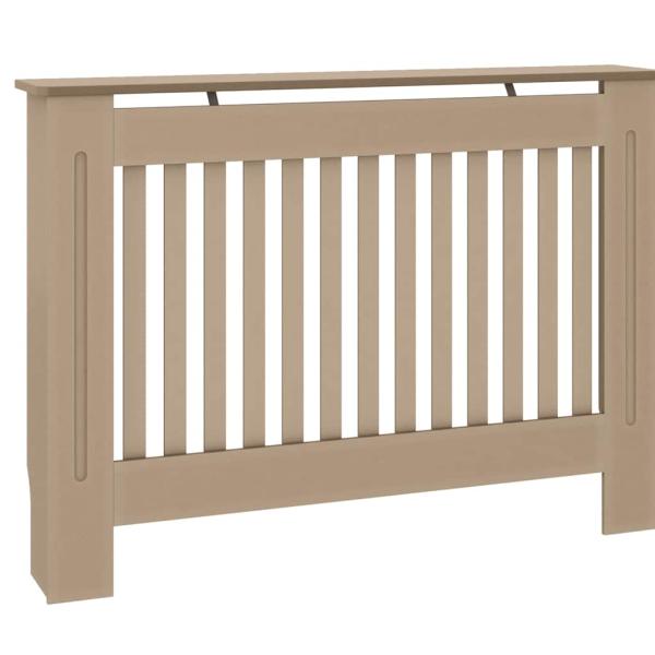 Heizkörperabdeckung 2 pcs Braun 112 x 19 x 81.5 cm