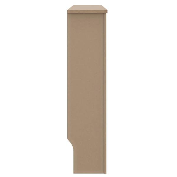 Heizkörperabdeckung 2 pcs Braun 152 x 19 x 81.5 cm