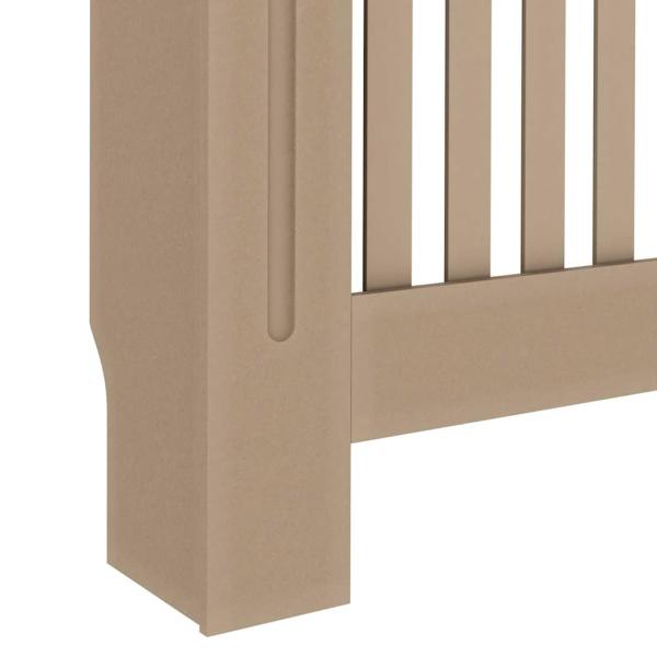 Heizkörperabdeckung 2 pcs Braun 172 x 19 x 81.5 cm