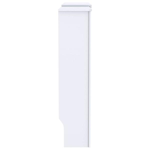 Heizkörperabdeckung 2 pcs Weiß (142-205) x 20.5 x 81.5 cm