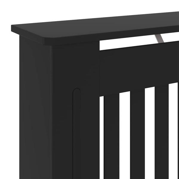 Heizkörperabdeckung 2 pcs Schwarz 78 x 19 x 81.5 cm