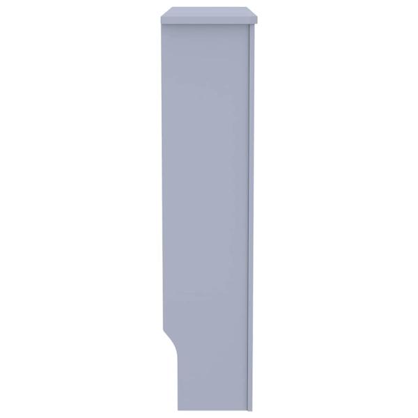 Heizkörperabdeckung 2 pcs Grau 78 x 19 x 81.5 cm Holzwerkstoff