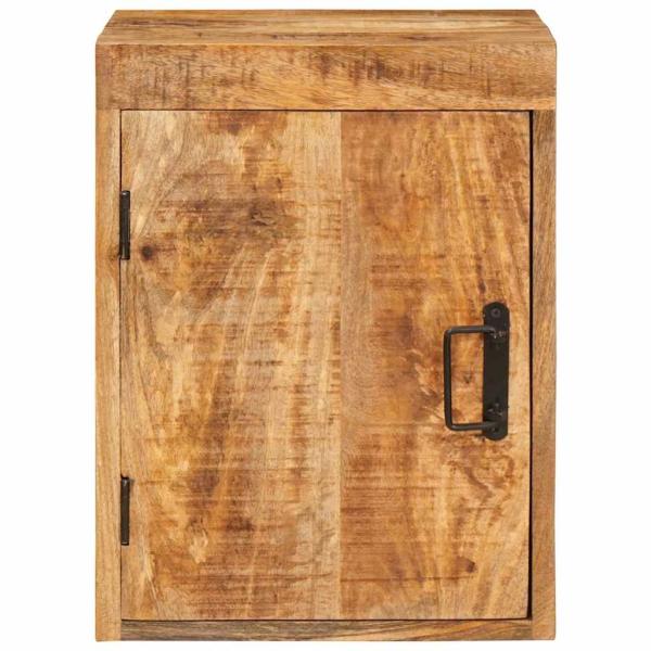Nachttisch Braun 35 x 33 x 48 cm Massives Mango-Holz