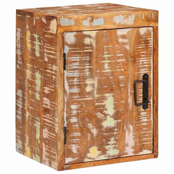 Nachttisch Braun 35 x 33 x 48 cm Massivholz recycelt