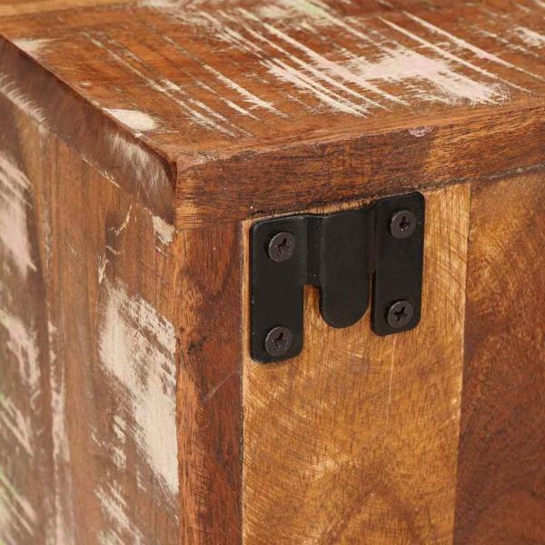 Nachttisch 2 pcs Braun 35 x 33 x 48 cm Massivholz recycelt