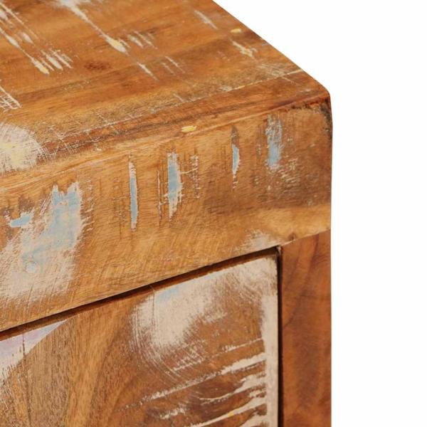 Nachttisch 2 pcs Braun 35 x 33 x 48 cm Massivholz recycelt