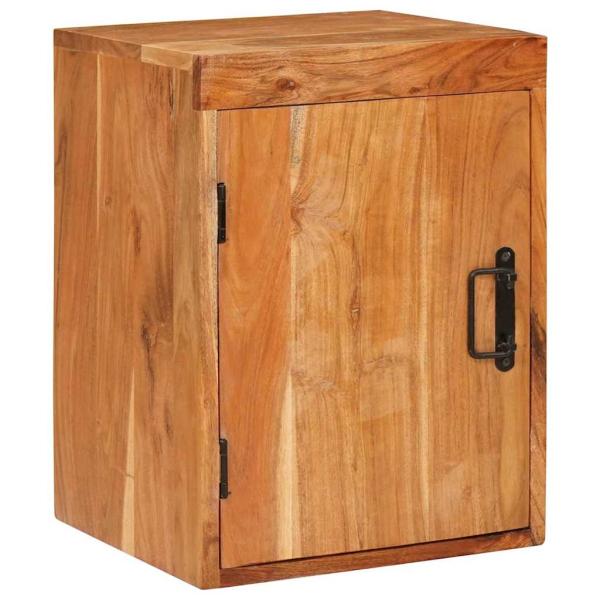 ARDEBO.de - Nachttisch Braun 35 x 33 x 48 cm Massivholz Akazie