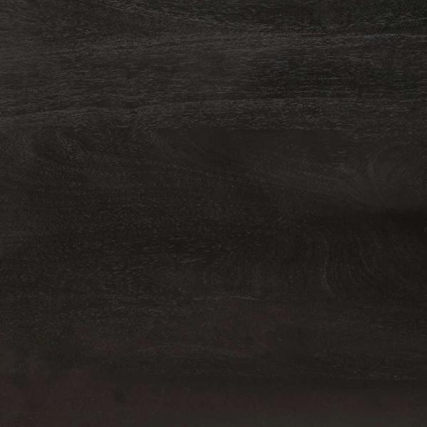 Sideboard Schwarz und Gold 60 x 33 x 75 cm massives Mangoholz