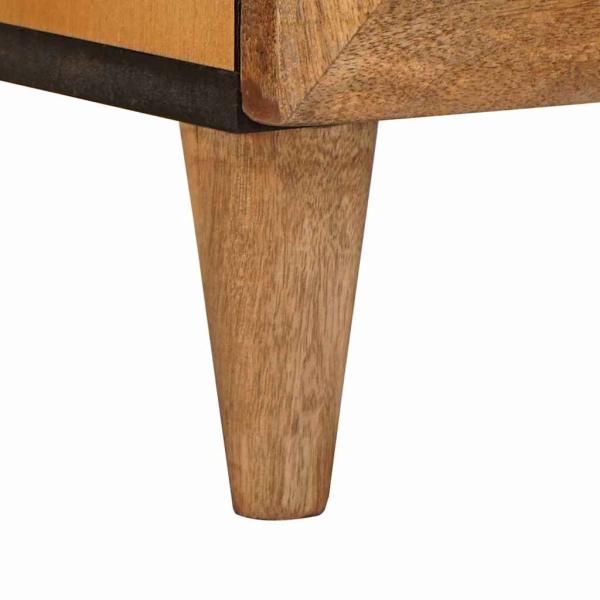 TV-Schränk Hellbraun 105 x 33 x 46 cm massives Mangoholz