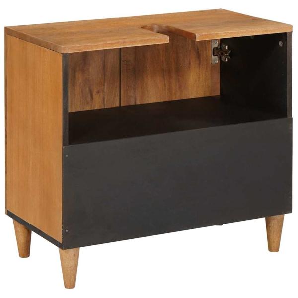 Badezimmer Schrank Wandmontiert Hellbraun 62 x 33 x 58 cm