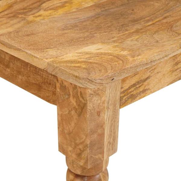 Couchtisch Braun 100 x 55 x 77 cm massives Mangoholz