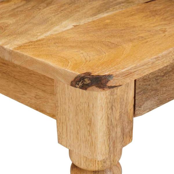 Couchtisch Braun 100 x 55 x 40 cm massives Mangoholz