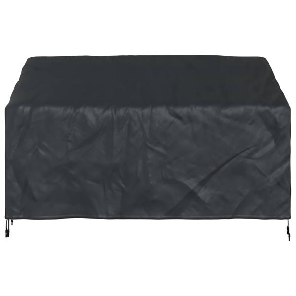 Abdeckung für Gartenbank Schwarz 165 x 70 x 65 / 94 cm 420D Stoff