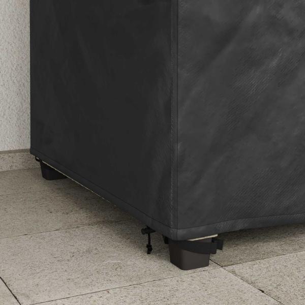 Abdeckung für Gartenstuhl Schwarz 90 x 90 x 50 / 75 cm 210D Stoff