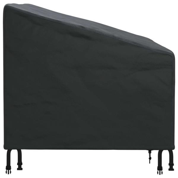 Abdeckung für Gartenstuhl Schwarz 90 x 90 x 50 / 75 cm 420D Stoff