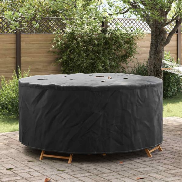 ARDEBO.de - Gartenmöbelabdeckung Schwarz 200 x 200 x 71 cm 210D Stoff