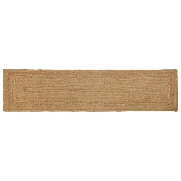 ARDEBO.de - Teppich Beige 60 x 400 cm Jute
