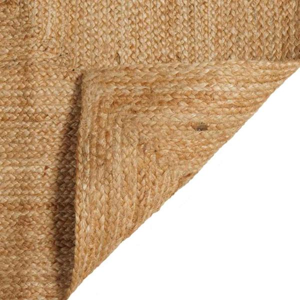 Teppich Beige 240 x 240 cm Jute