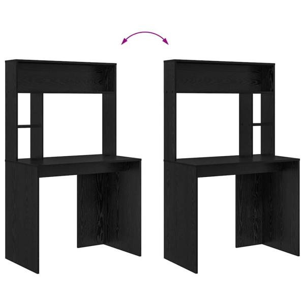 Schreibtisch Schwarze Eiche 91 x 50 x 149 cm Holzwerkstoff