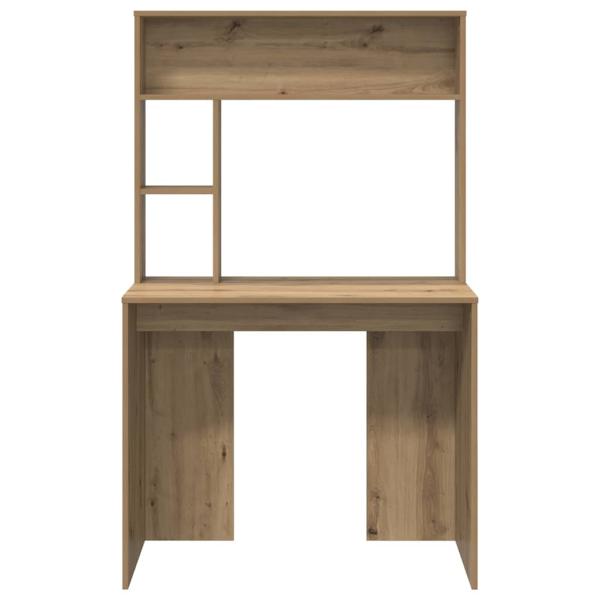 Schreibtisch Eiche handwerklich 91 x 50 x 149 cm Holzwerkstoff