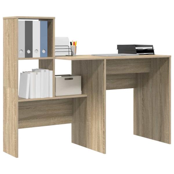 Schreibtisch Sonoma Eiche 131,5 x 50 x 106,5 cm Holzwerkstoff