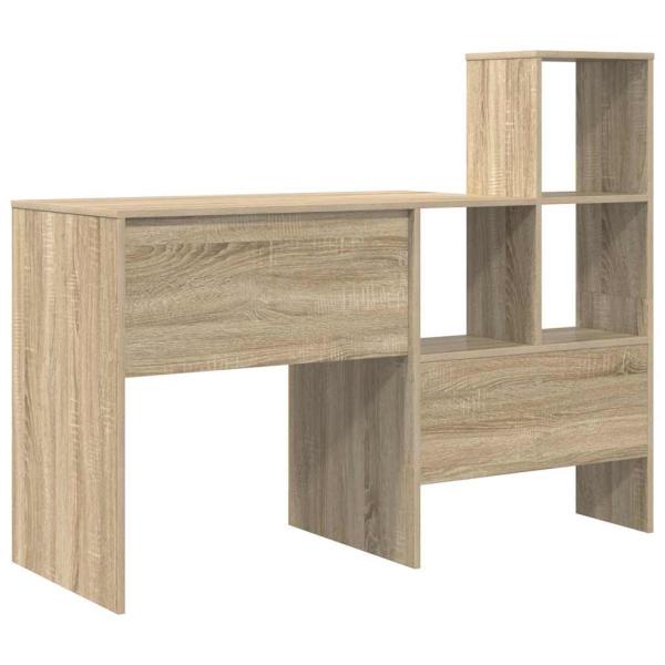 Schreibtisch Sonoma Eiche 131,5 x 50 x 106,5 cm Holzwerkstoff
