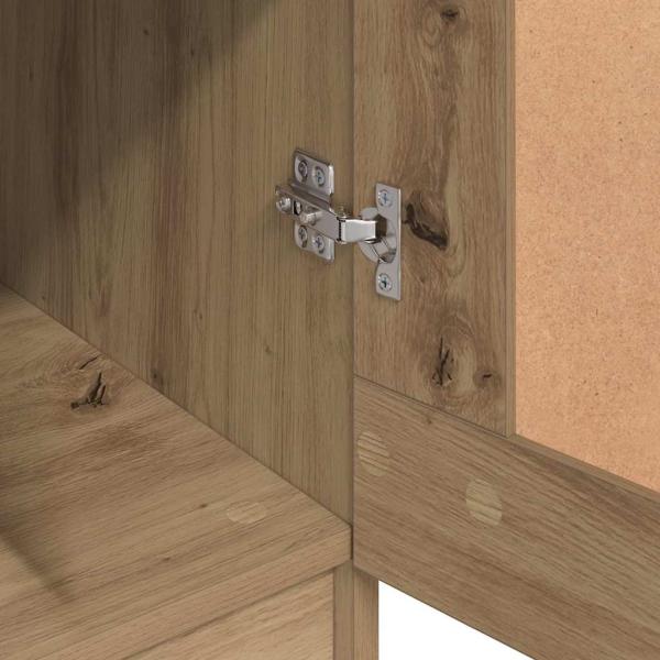 Kleiderschrank artisian oak 82,5 x 51,5 x 180 cm Holzwerkstoff